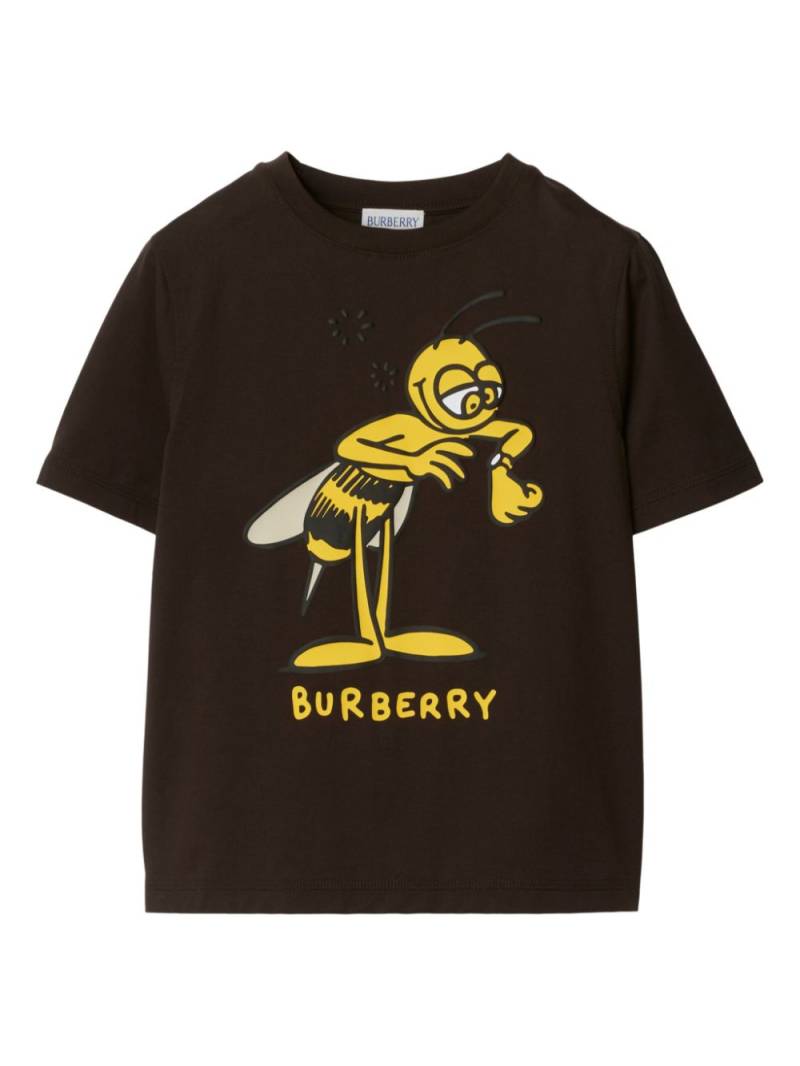 Burberry Kids Bee T-shirt - Black von Burberry Kids