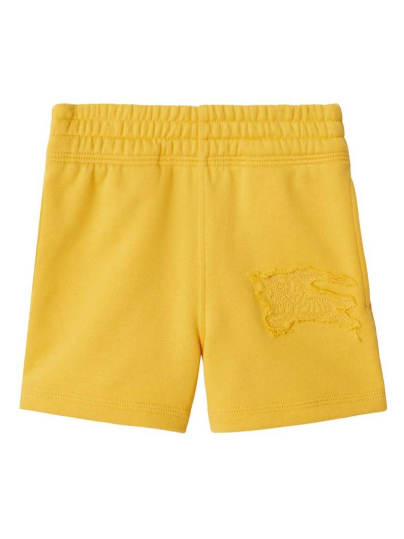 Burberry Kids EKD Cotton Shorts - Yellow von Burberry Kids