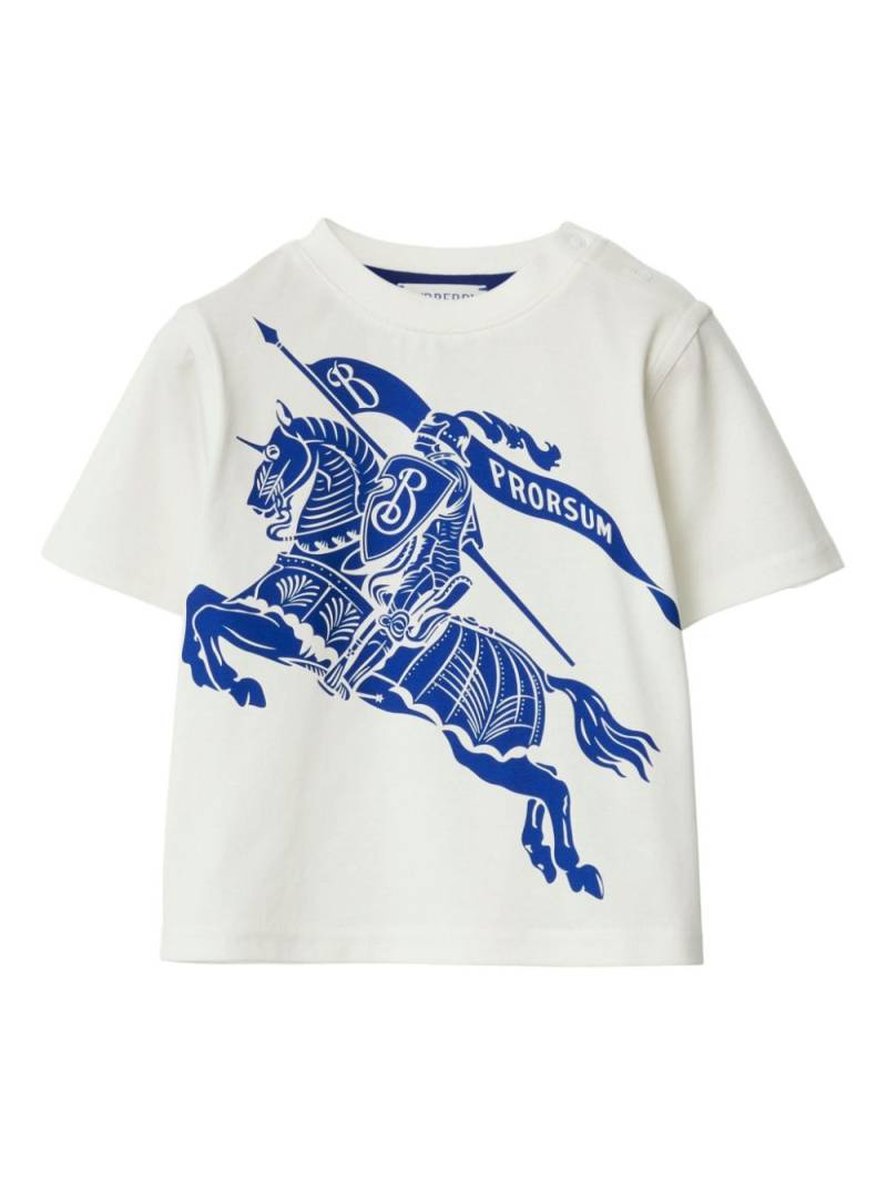 Burberry Kids EKD cotton T-shirt - Neutrals von Burberry Kids