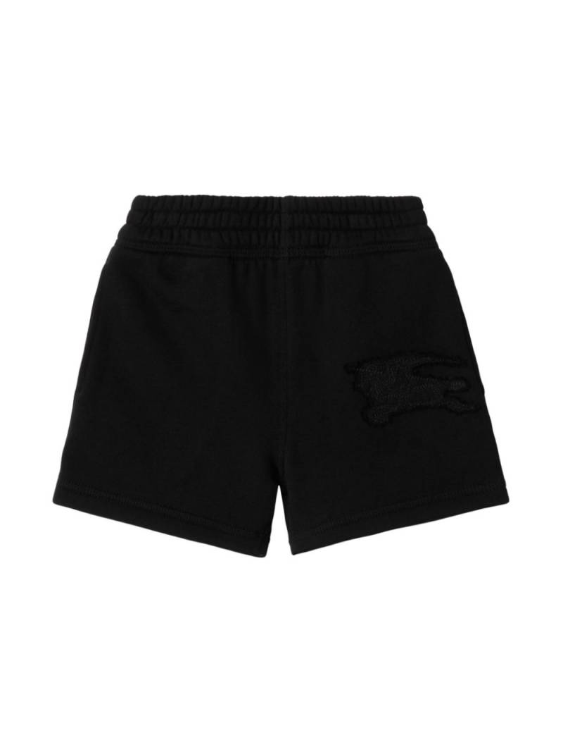 Burberry Kids EKD cotton shorts - Black von Burberry Kids