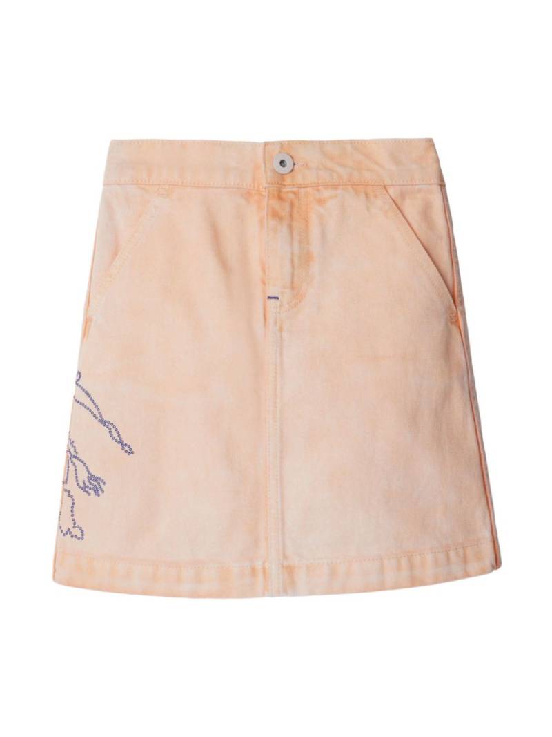 Burberry Kids EKD denim skirt - Neutrals von Burberry Kids