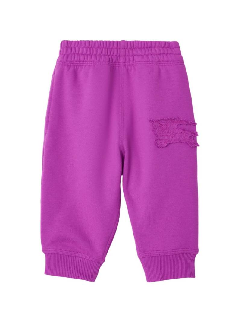 Burberry Kids EKD jogging trousers - Pink von Burberry Kids