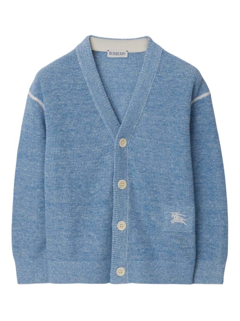 Burberry Kids EKD knitted cardigan - Blue von Burberry Kids