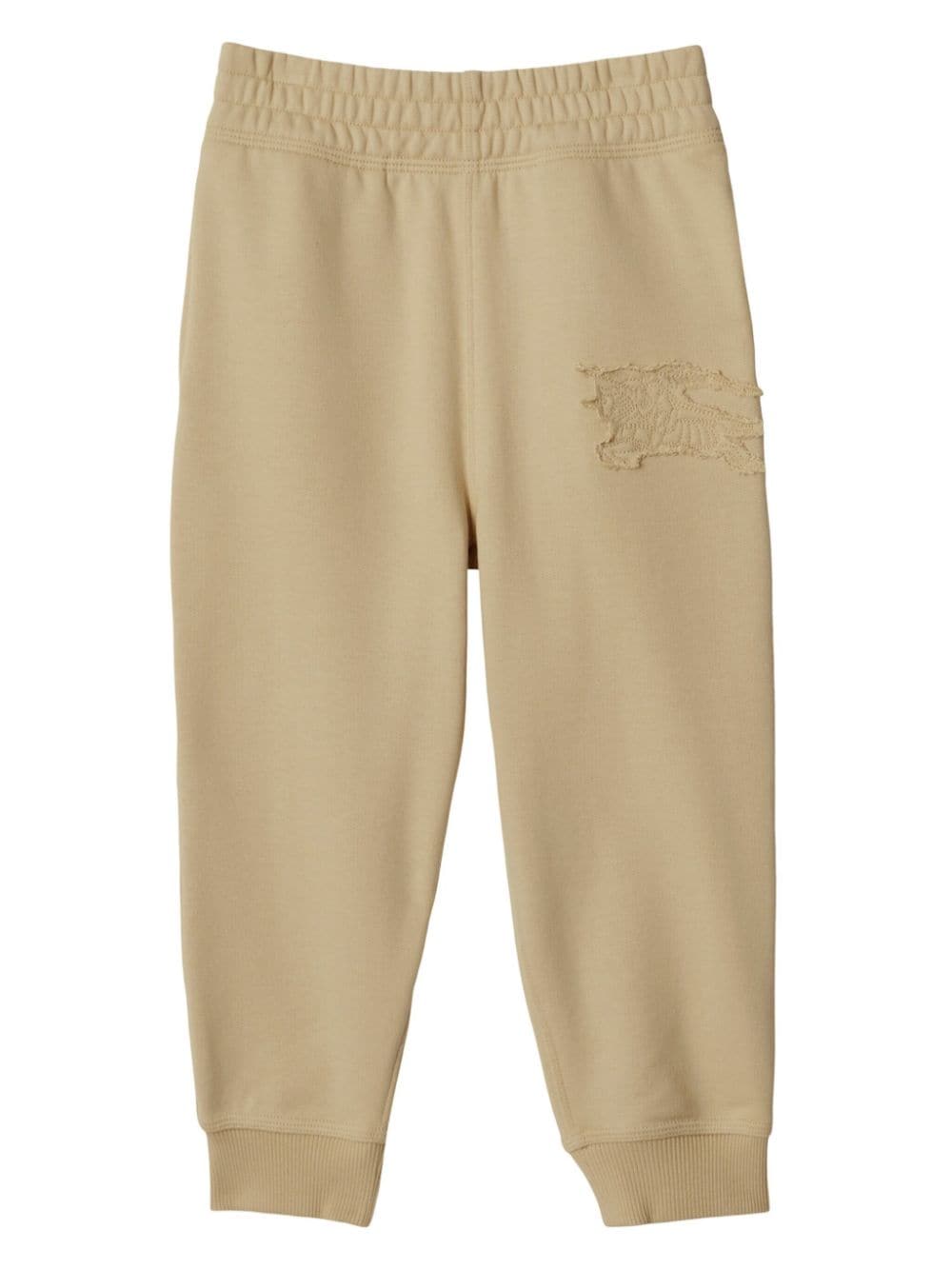 Burberry Kids Equestrian Knight-patch track pants - Neutrals von Burberry Kids