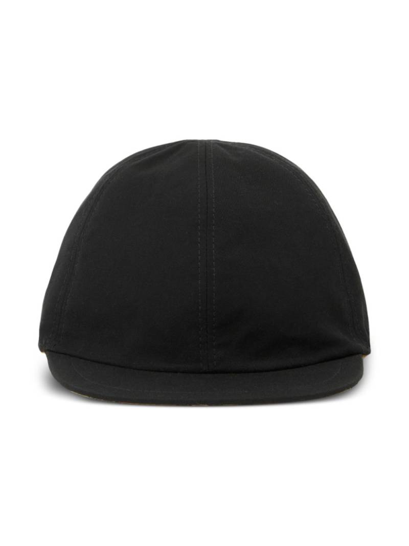 Burberry Kids check-pattern reversible baseball cap - Black von Burberry Kids