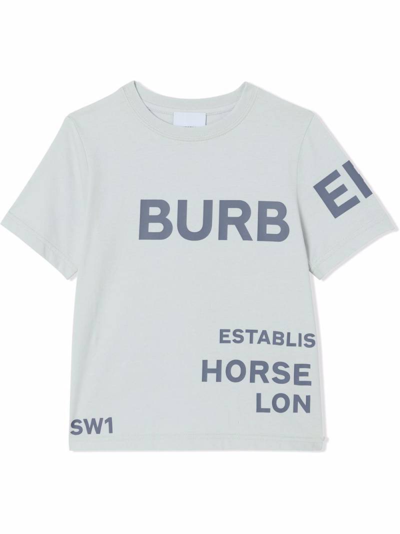 Burberry Kids Horseferry-print T-shirt - Grey von Burberry Kids