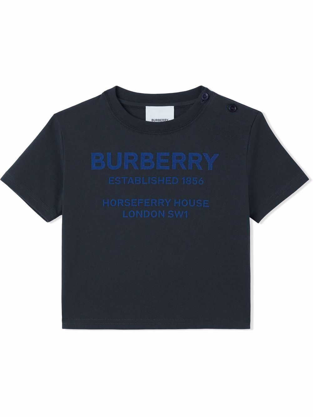 Burberry Kids Horseferry short-sleeve T-shirt - Blue von Burberry Kids