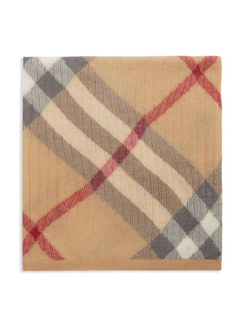 Burberry Kids House Check baby blanket - Neutrals von Burberry Kids