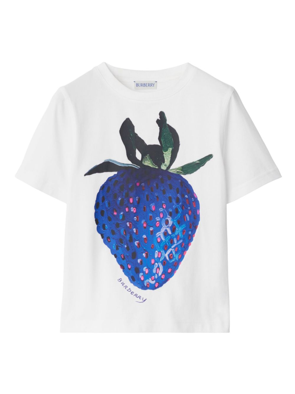 Burberry Kids Strawberry-print cotton T-shirt - White von Burberry Kids