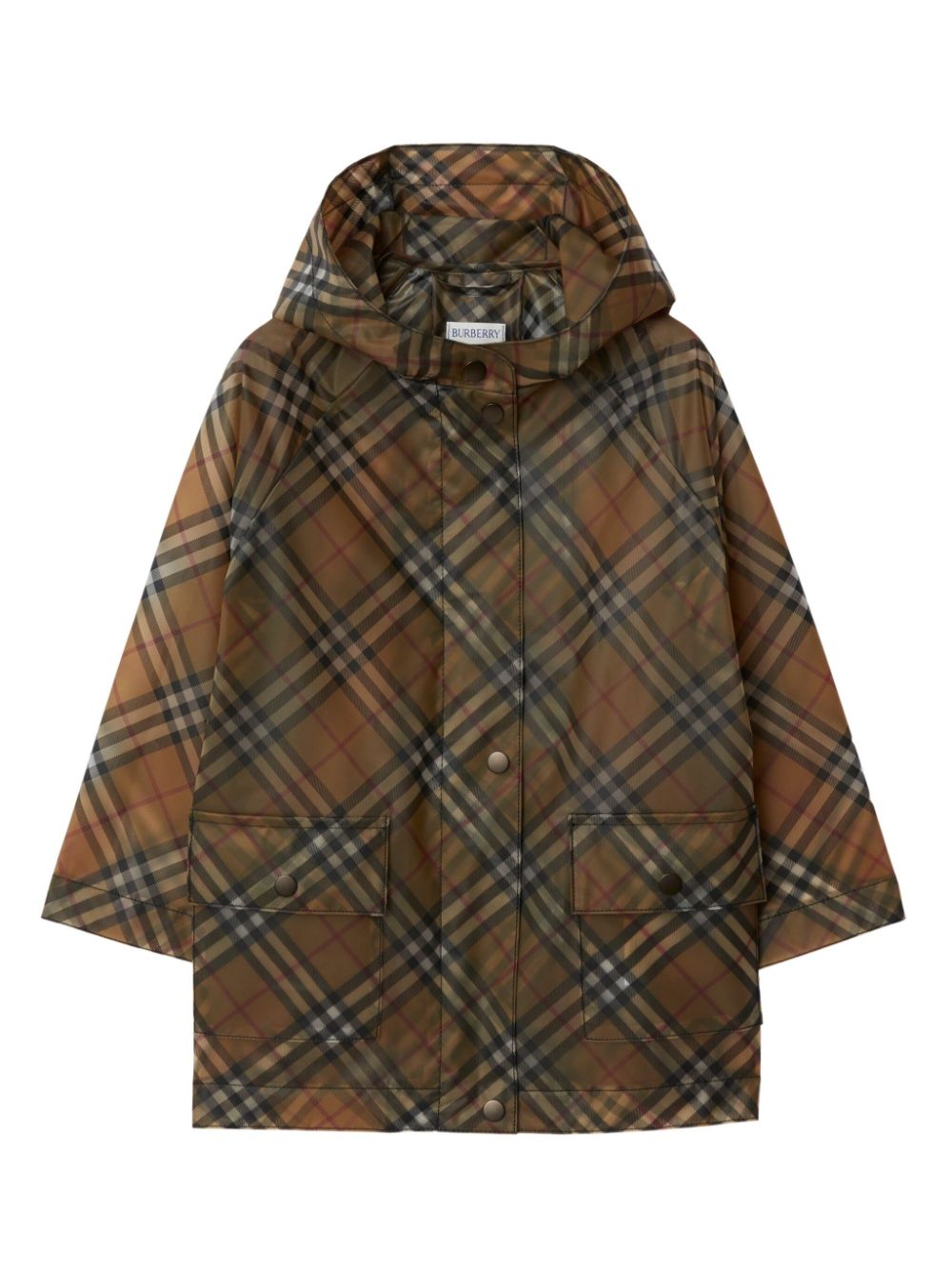 Burberry Kids Vintage Check pattern hooded parka - Brown von Burberry Kids