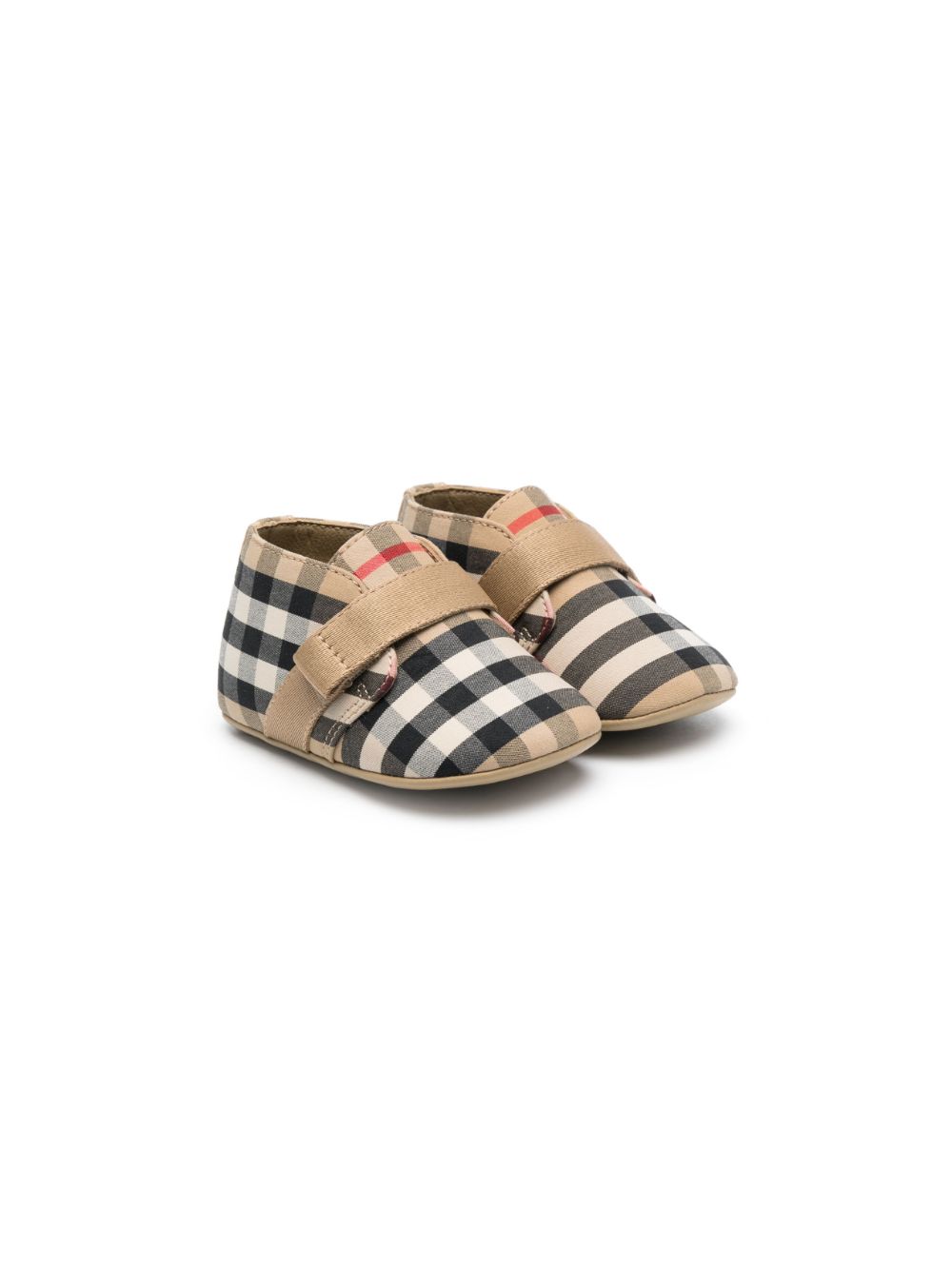 Burberry Kids Vintage Check round-toe sneakers - Neutrals von Burberry Kids