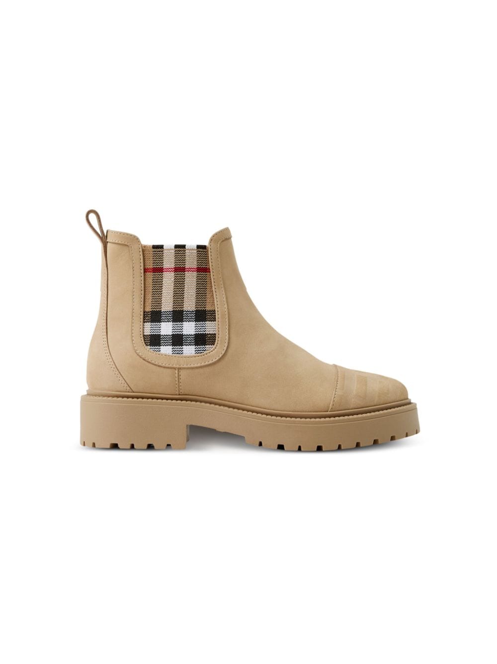 Burberry Kids Vintage check-print leather boots - Neutrals von Burberry Kids