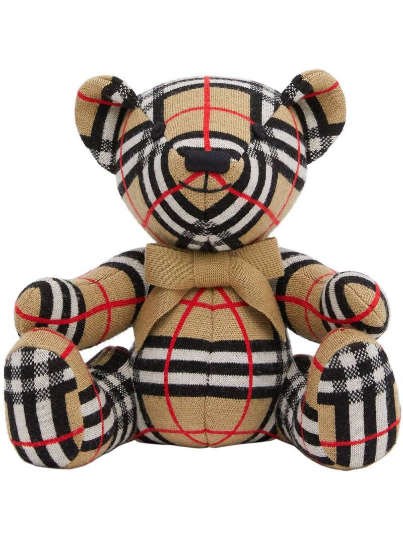 Burberry Kids Vintage CheckThomas Bear soft toy - Neutrals von Burberry Kids