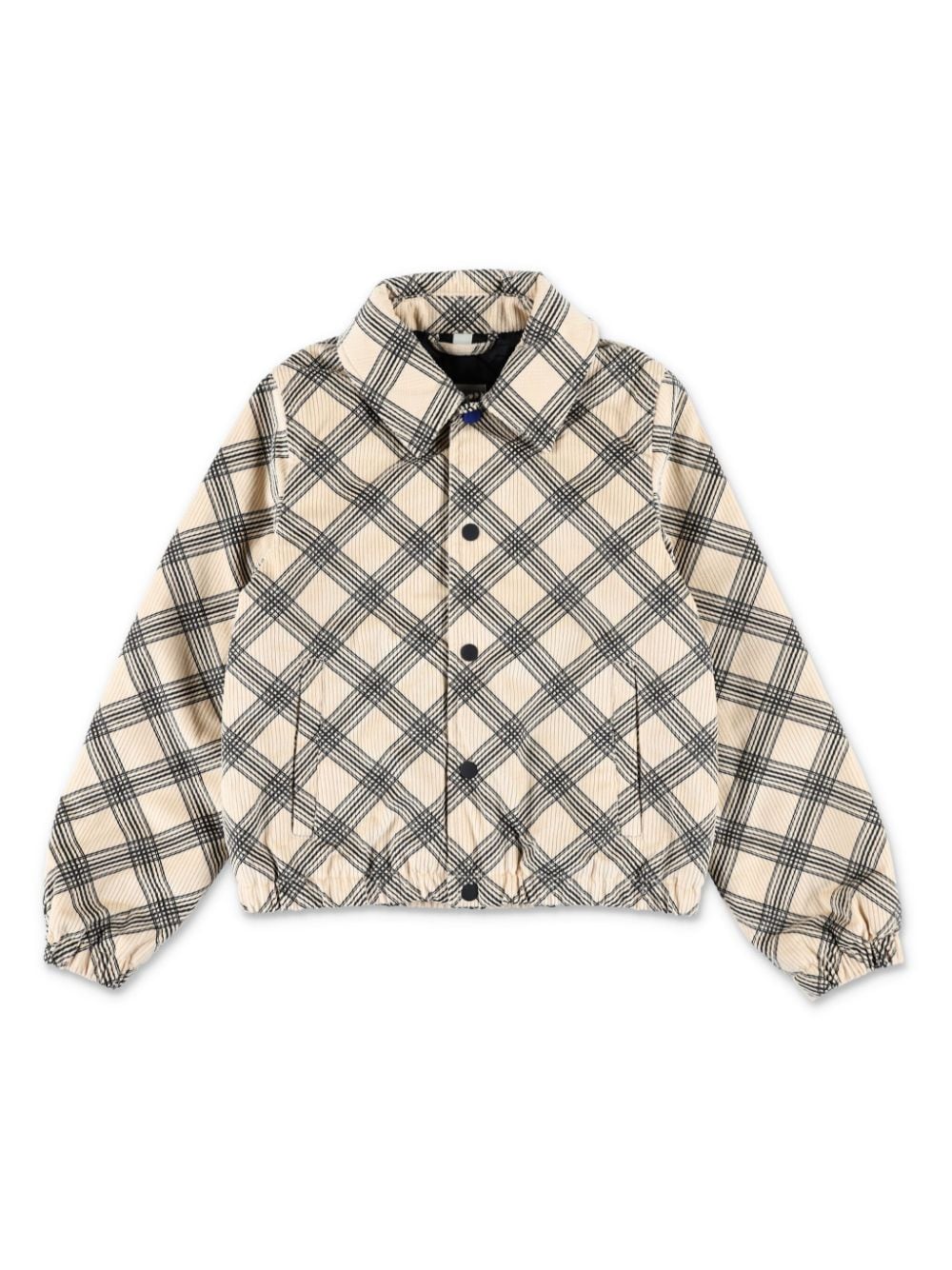 Burberry Kids check-print jacket - Neutrals von Burberry Kids