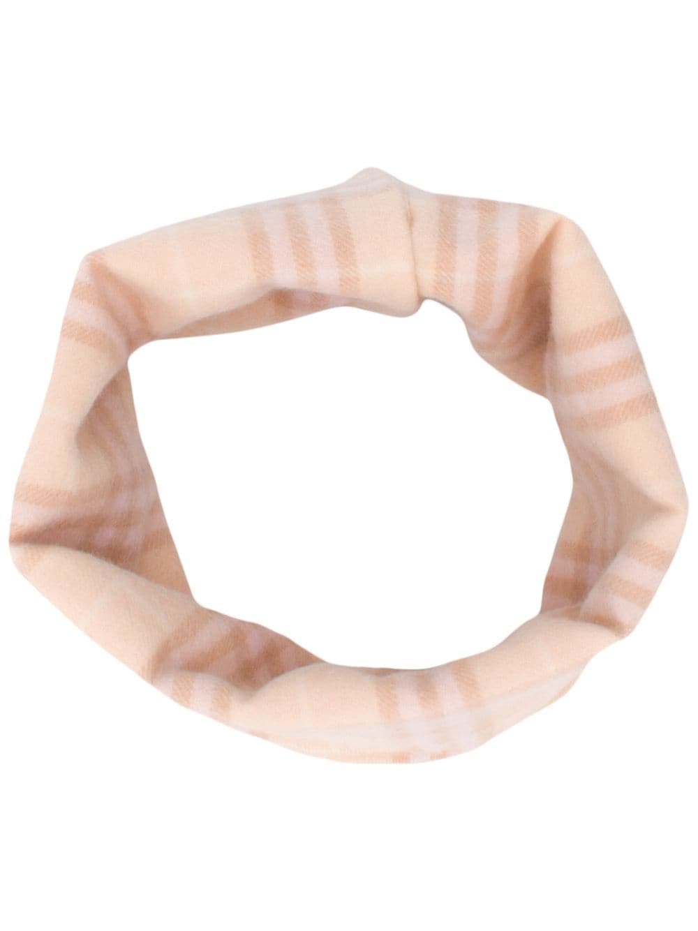 Burberry Kids checked infinity scarf - Pink von Burberry Kids