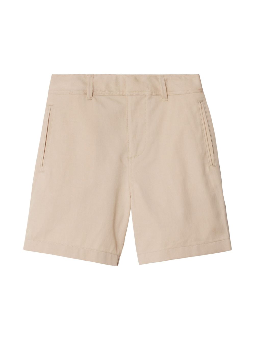 Burberry Kids cotton blend shorts - Neutrals von Burberry Kids