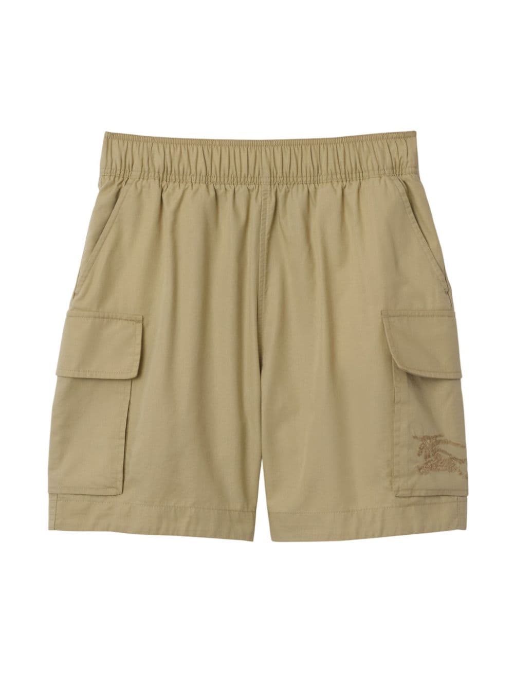Burberry Kids cotton-blend shorts - Neutrals von Burberry Kids