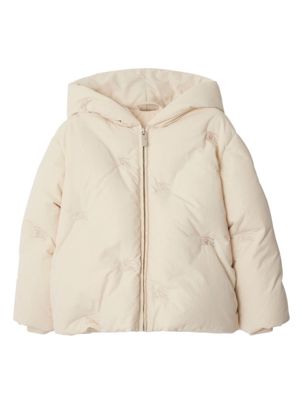 Burberry Kids logo-embroidered jacket - Neutrals von Burberry Kids