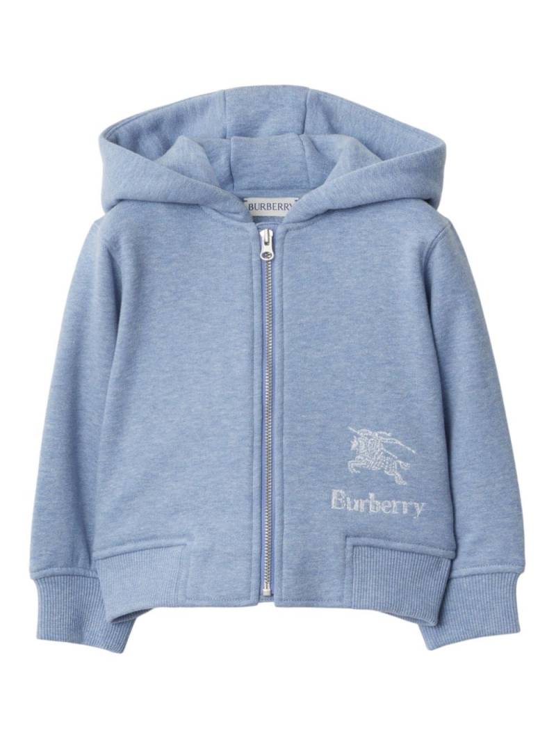 Burberry Kids logo-embroidered short set - Blue von Burberry Kids