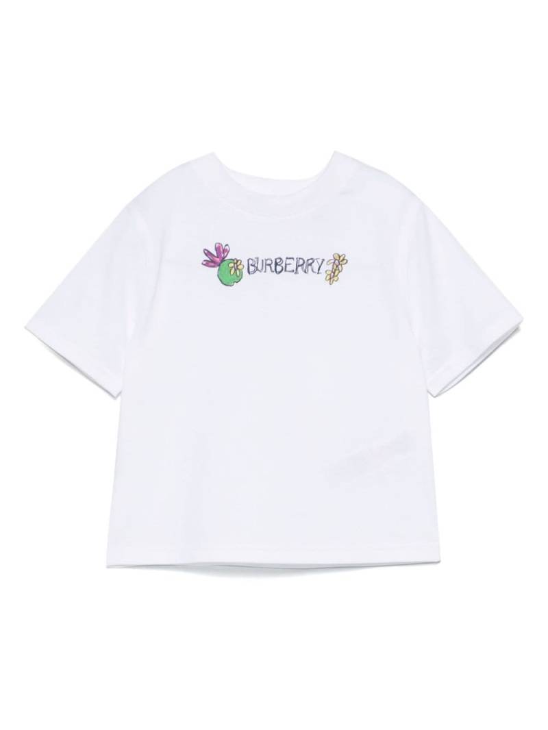 Burberry Kids logo-print T-shirt - White von Burberry Kids