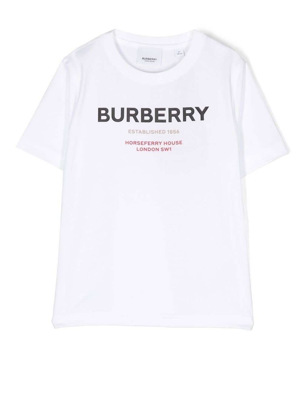 Burberry Kids logo print cotton T-shirt - White von Burberry Kids