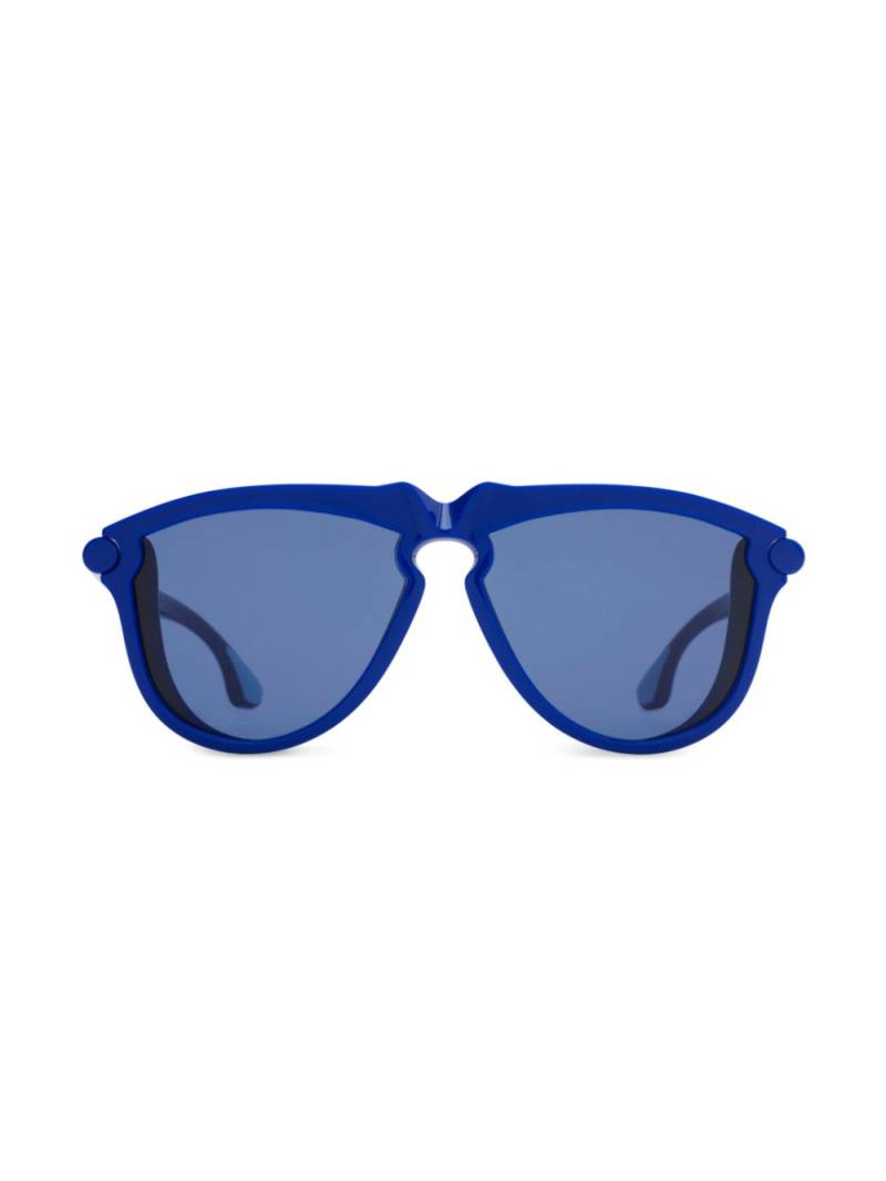 Burberry Kids logo-print navigator-frame sunglasses - Blue von Burberry Kids