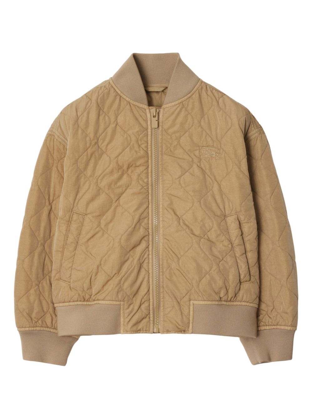 Burberry Kids quilted bomber jacket - Neutrals von Burberry Kids