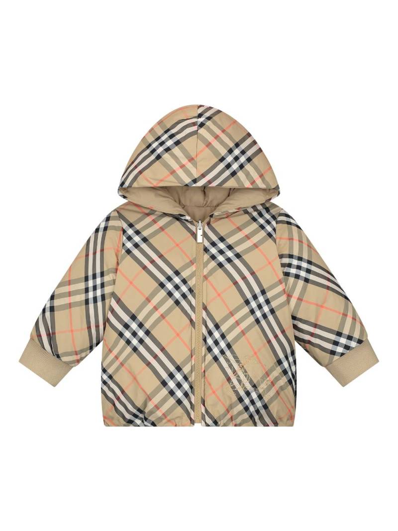 Burberry Kids reversible raincoat - Neutrals von Burberry Kids