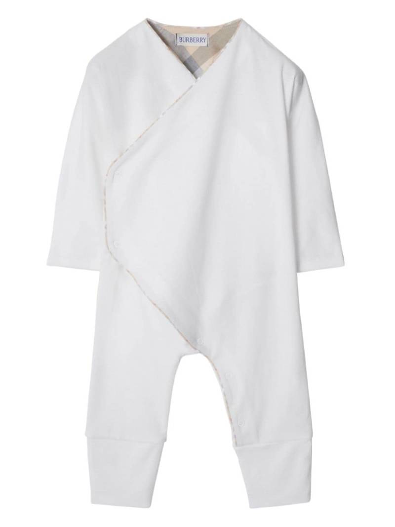 Burberry Kids two-piece romper set - White von Burberry Kids