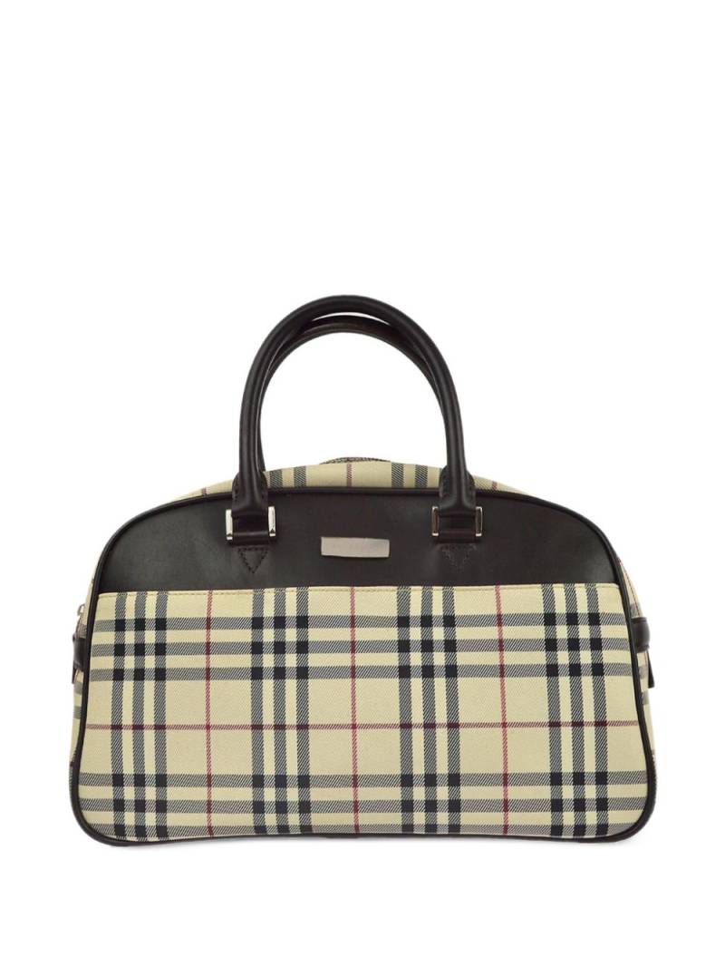 Burberry Pre-Owned 1990-2000s Vintage Check handbag - Neutrals von Burberry Pre-Owned