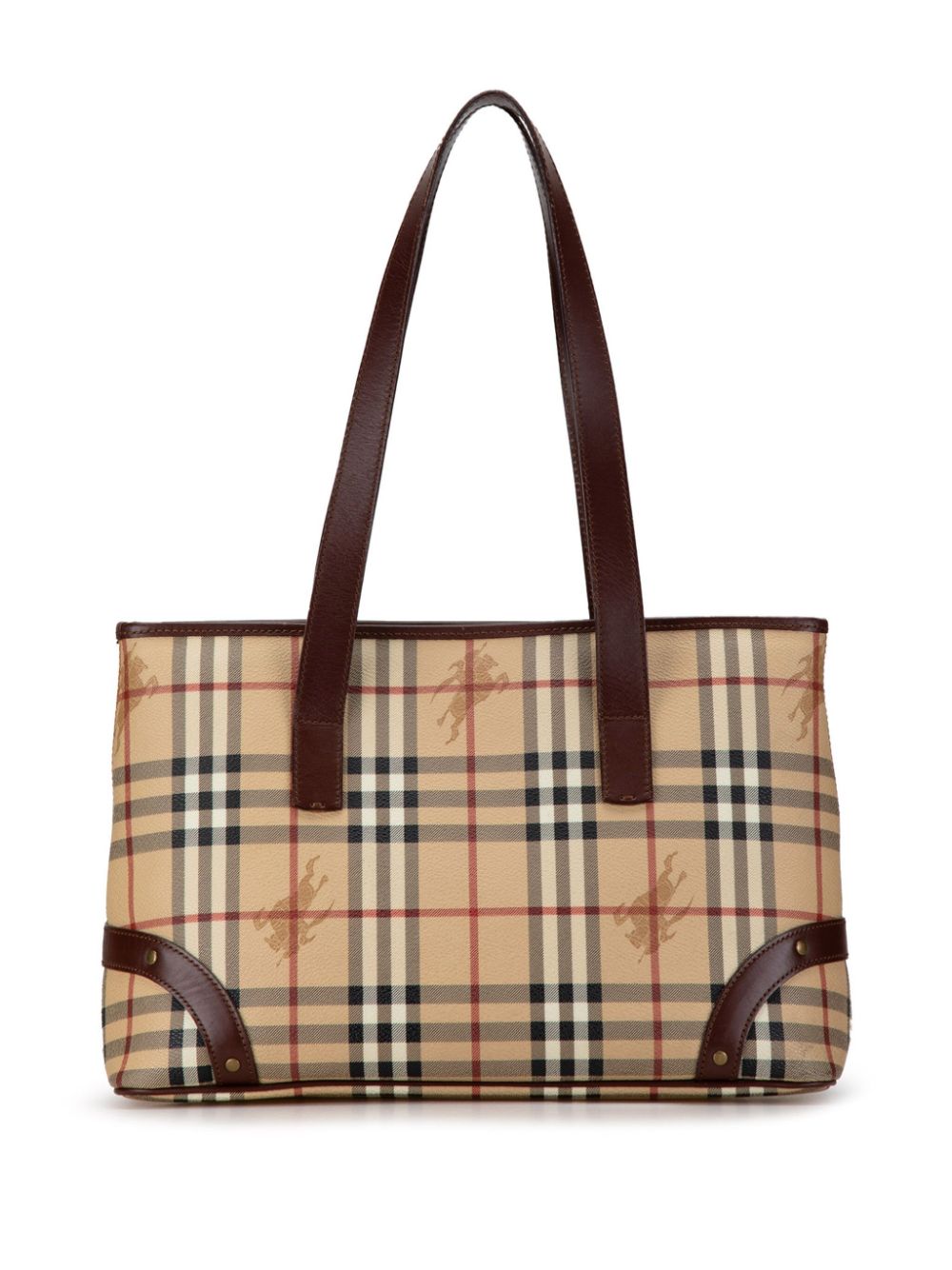 Burberry Pre-Owned 2000-2010 Haymarket Check tote bag - Brown von Burberry Pre-Owned