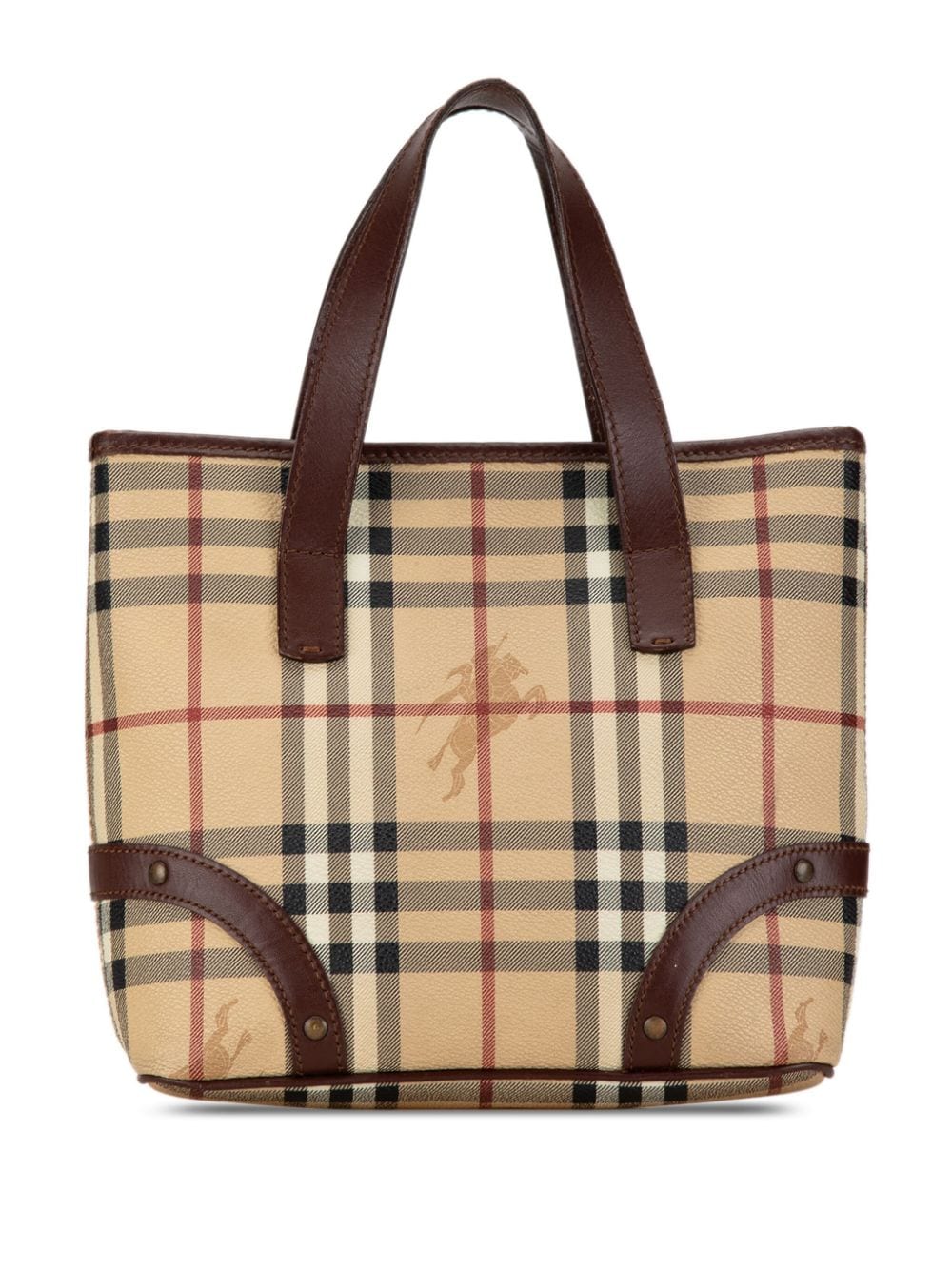 Burberry Pre-Owned 2001 Haymarket Check handbag - Brown von Burberry Pre-Owned