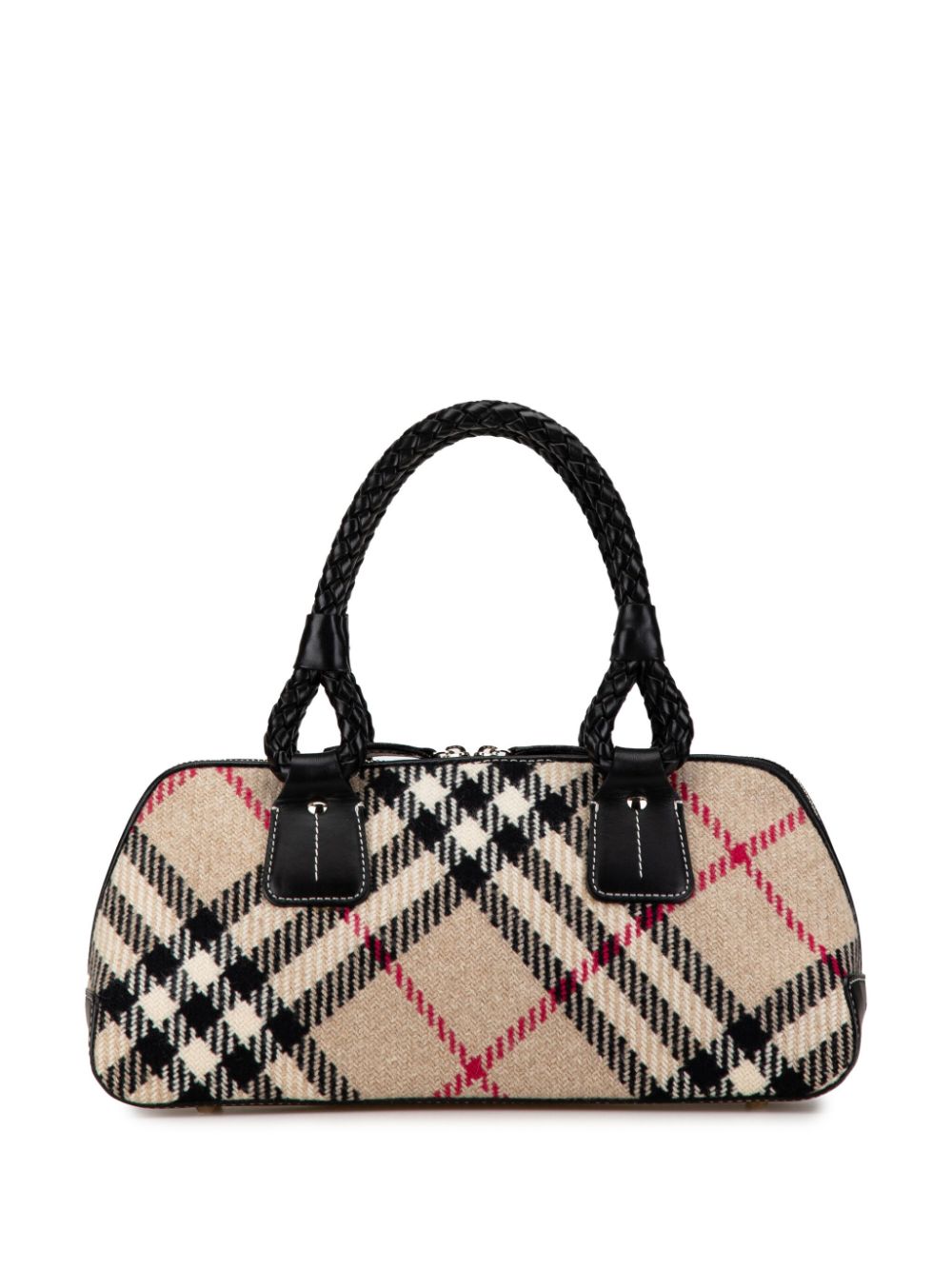 Burberry Pre-Owned 2010-2017 Supernova Check Wool handbag - Brown von Burberry Pre-Owned