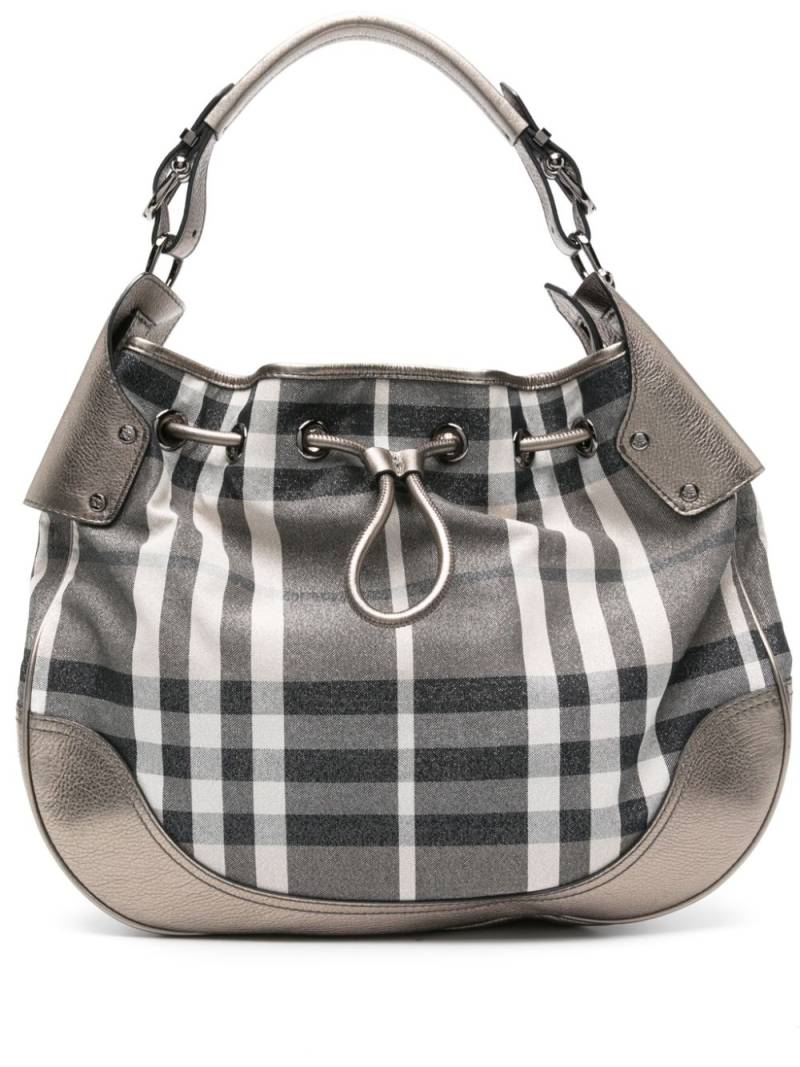 Burberry Pre-Owned 2010s house check tote bag - Grey von Burberry Pre-Owned