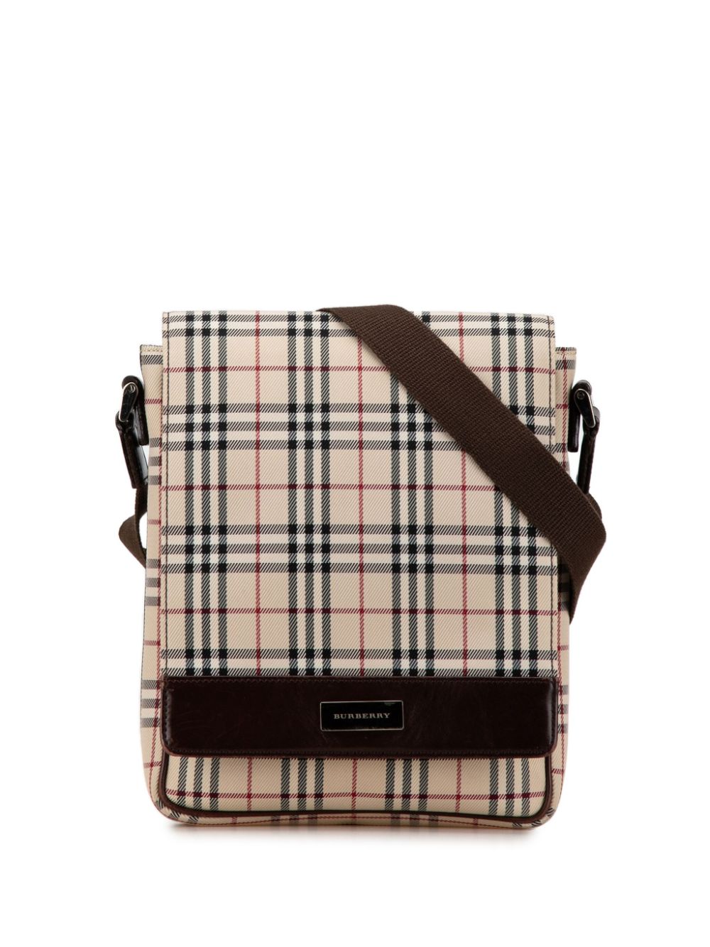 Burberry Pre-Owned 2015 House Check Canvas crossbody bag - Brown von Burberry Pre-Owned