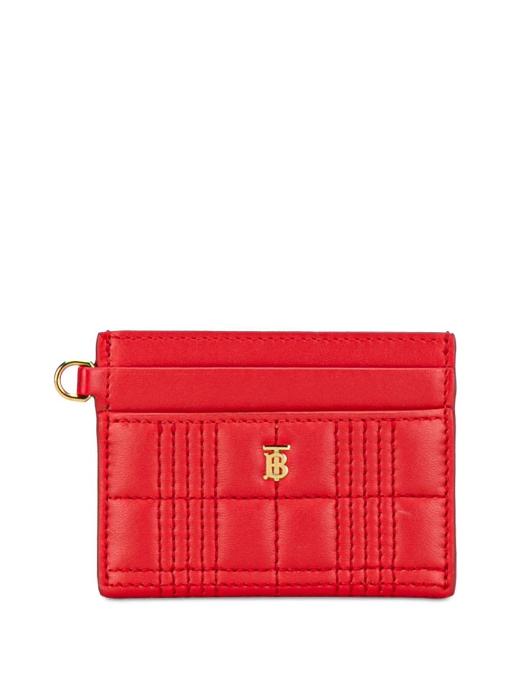 Burberry Pre-Owned 2018-2023 Quilted Calfdkin Lola card holder - Red von Burberry Pre-Owned