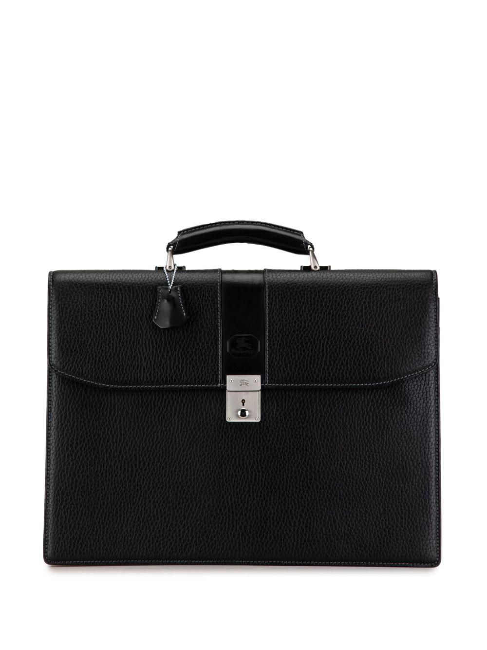 Burberry Pre-Owned 20th Century Leather business bag - Black von Burberry Pre-Owned