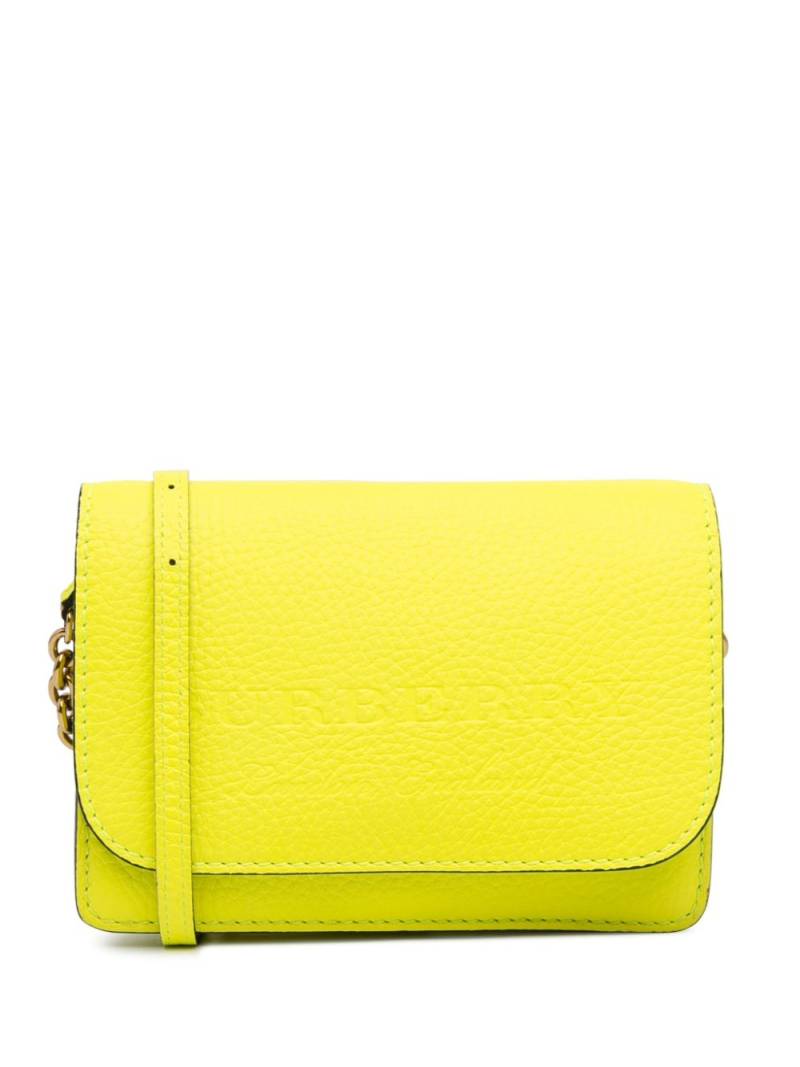 Burberry Pre-Owned 21st Century Burleigh Wallet On Chain crossbody bag - Yellow von Burberry Pre-Owned