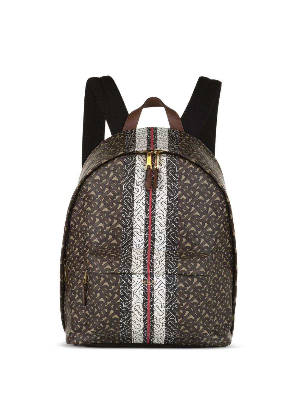 Burberry Pre-Owned Monogram Stripe backpack - Brown von Burberry Pre-Owned