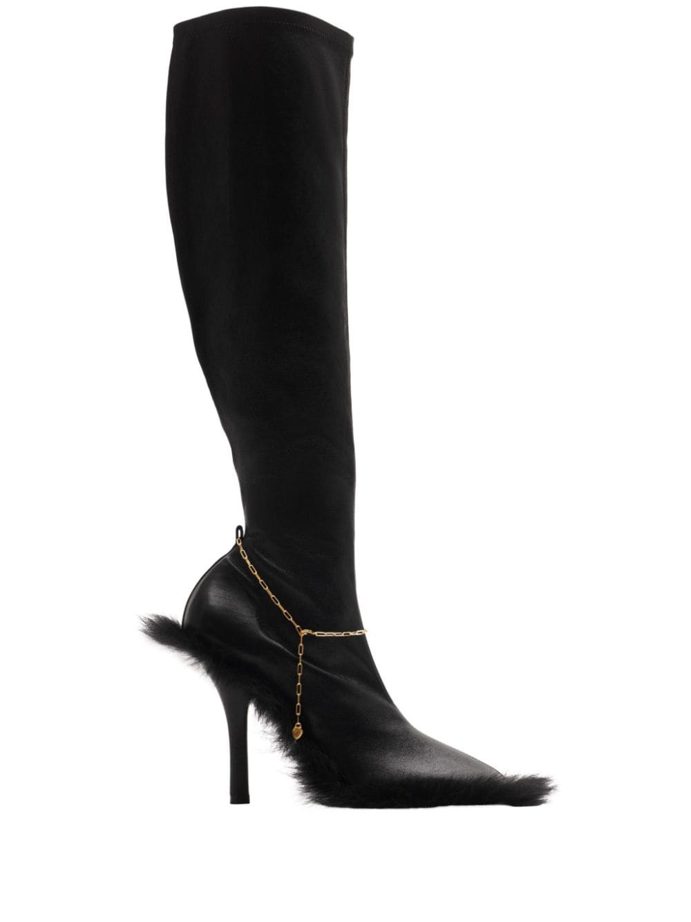 Burberry 105mm Slinky Legging boots - Black von Burberry