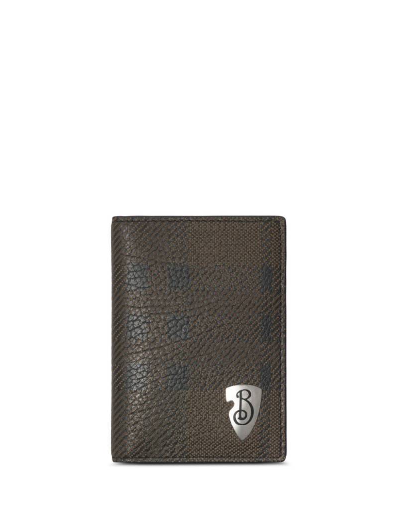 Burberry B-Shield bi-fold wallet - Brown von Burberry