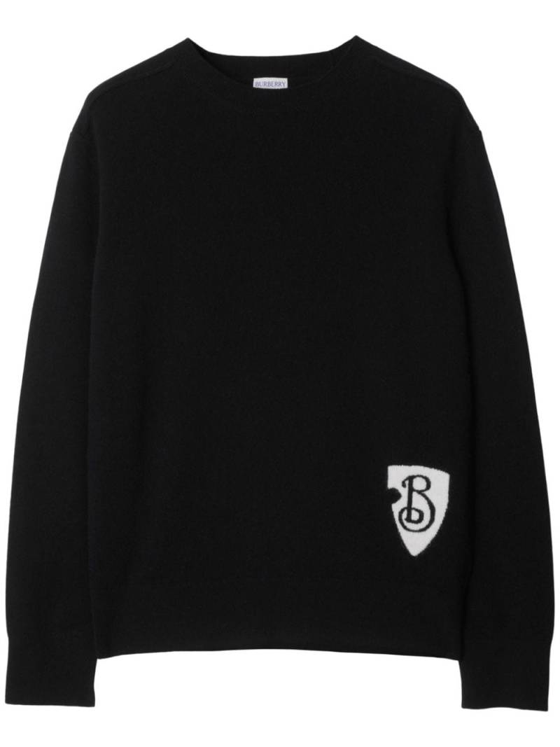 Burberry B Shield jumper - Black von Burberry