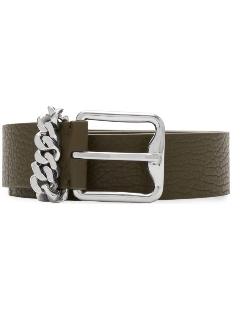 Burberry B-buckle leather belt - Green von Burberry