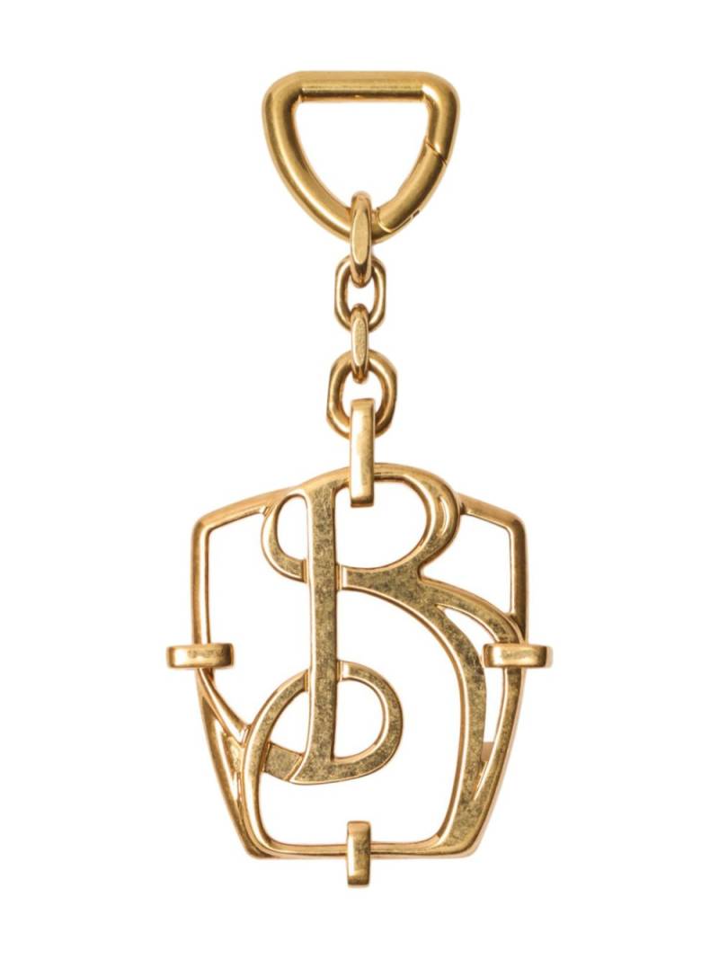 Burberry B-charm keyring - Gold von Burberry