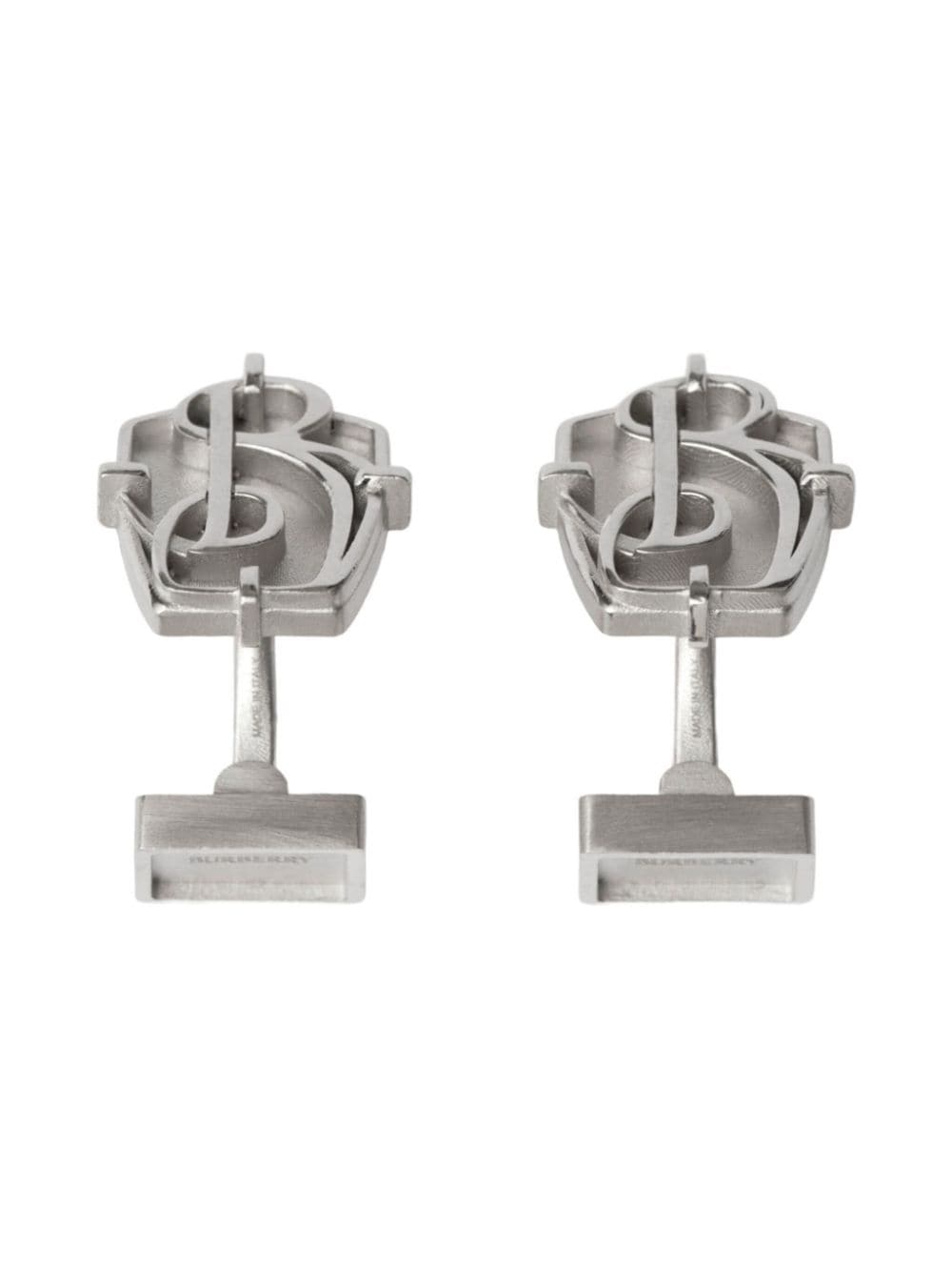 Burberry B-motif cufflinks - Silver von Burberry