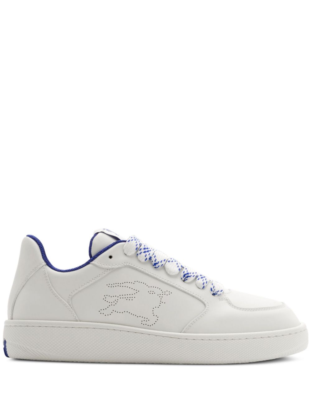 Burberry Box leather sneakers - White von Burberry