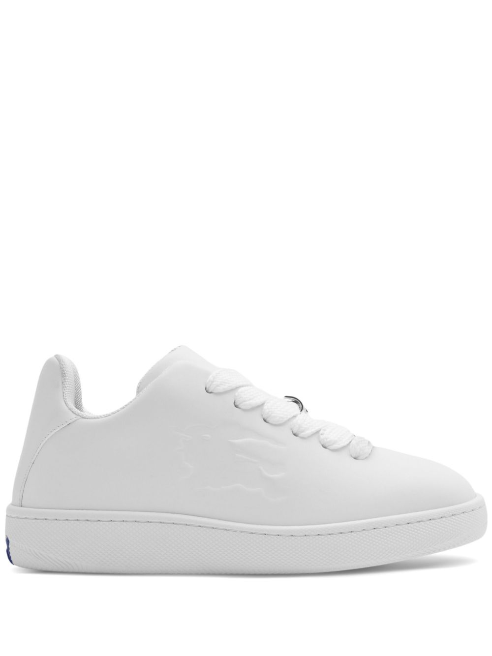 Burberry Box leather sneakers - White von Burberry