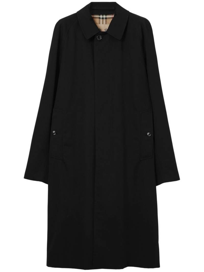 Burberry Camden Heritage coat - Black von Burberry