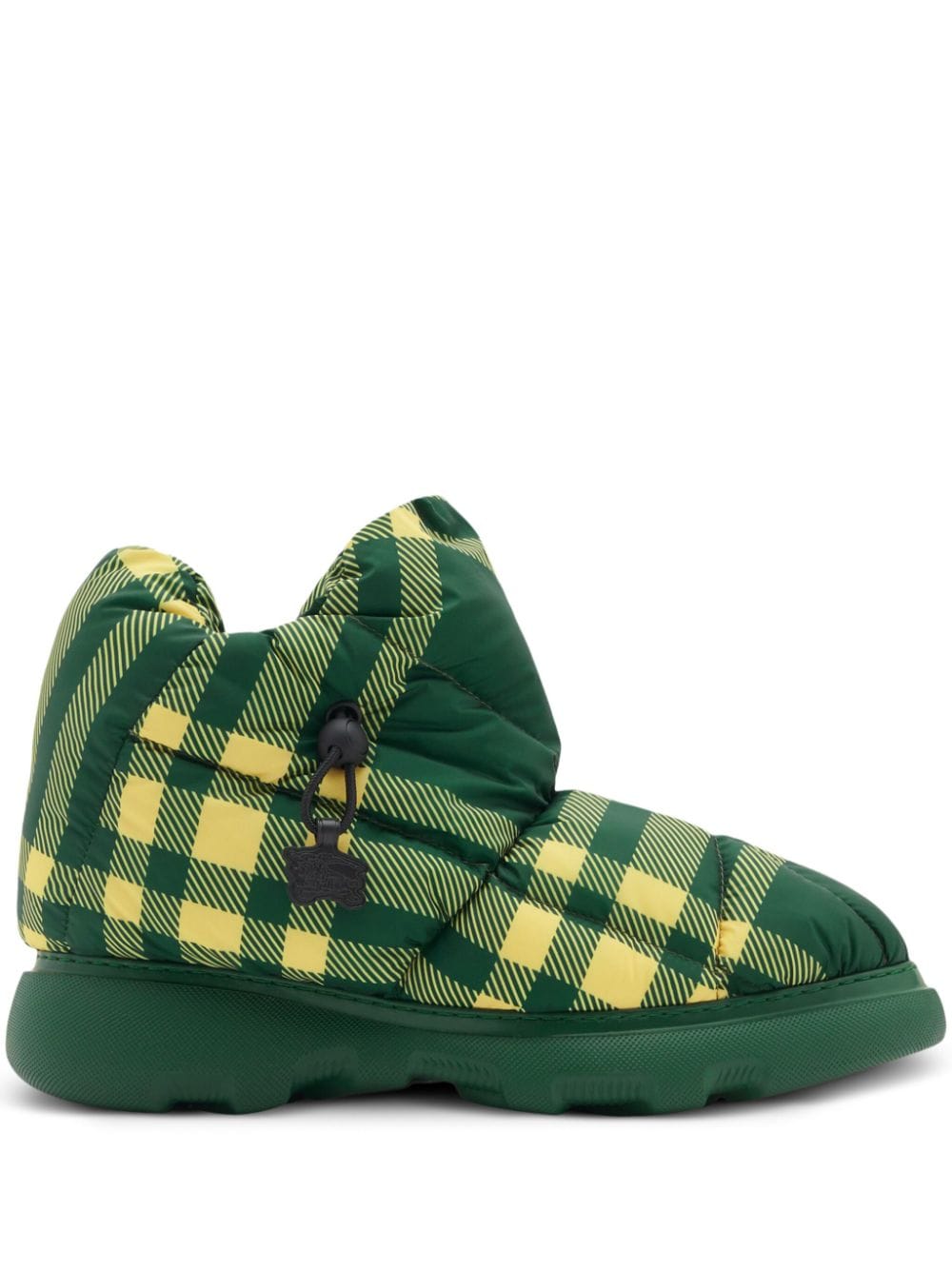 Burberry Check Pillow ankle boots - Green von Burberry