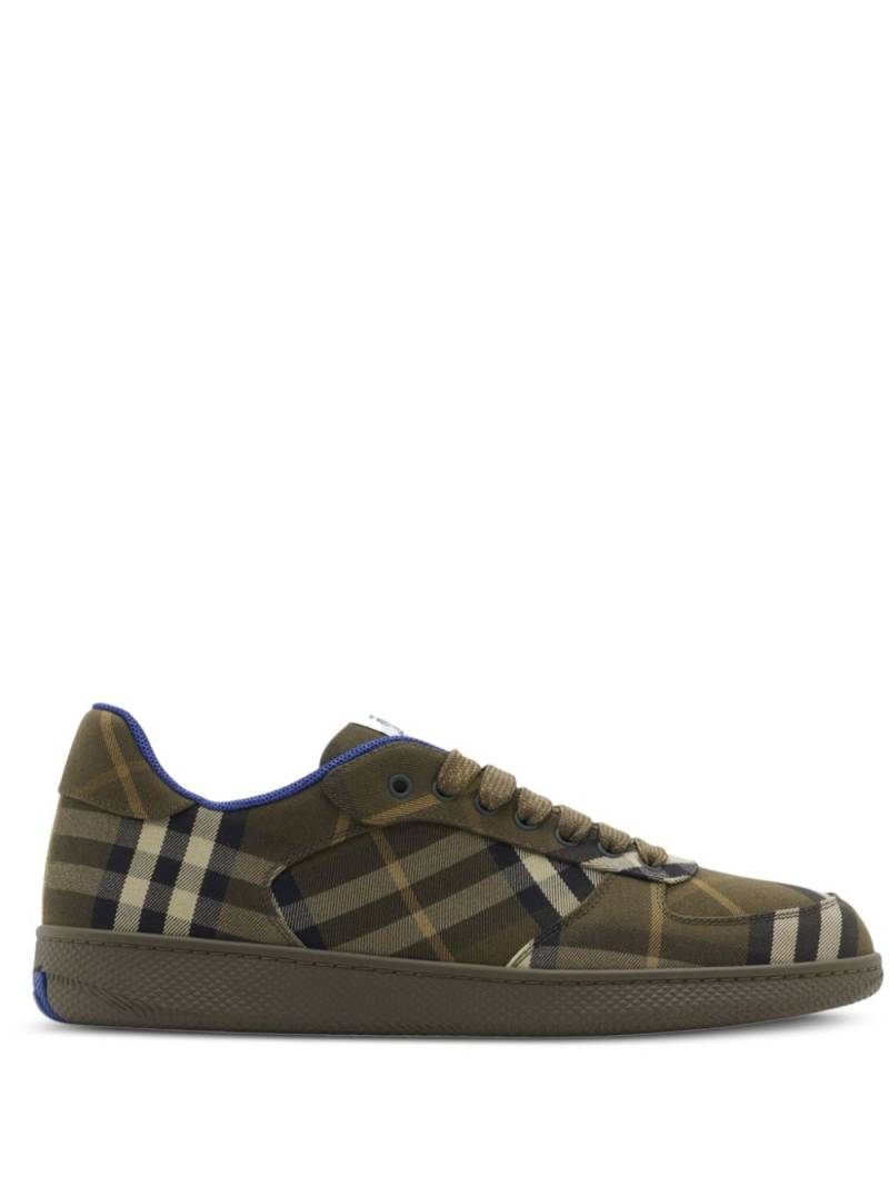 Burberry Check Terrace sneakers - Green von Burberry